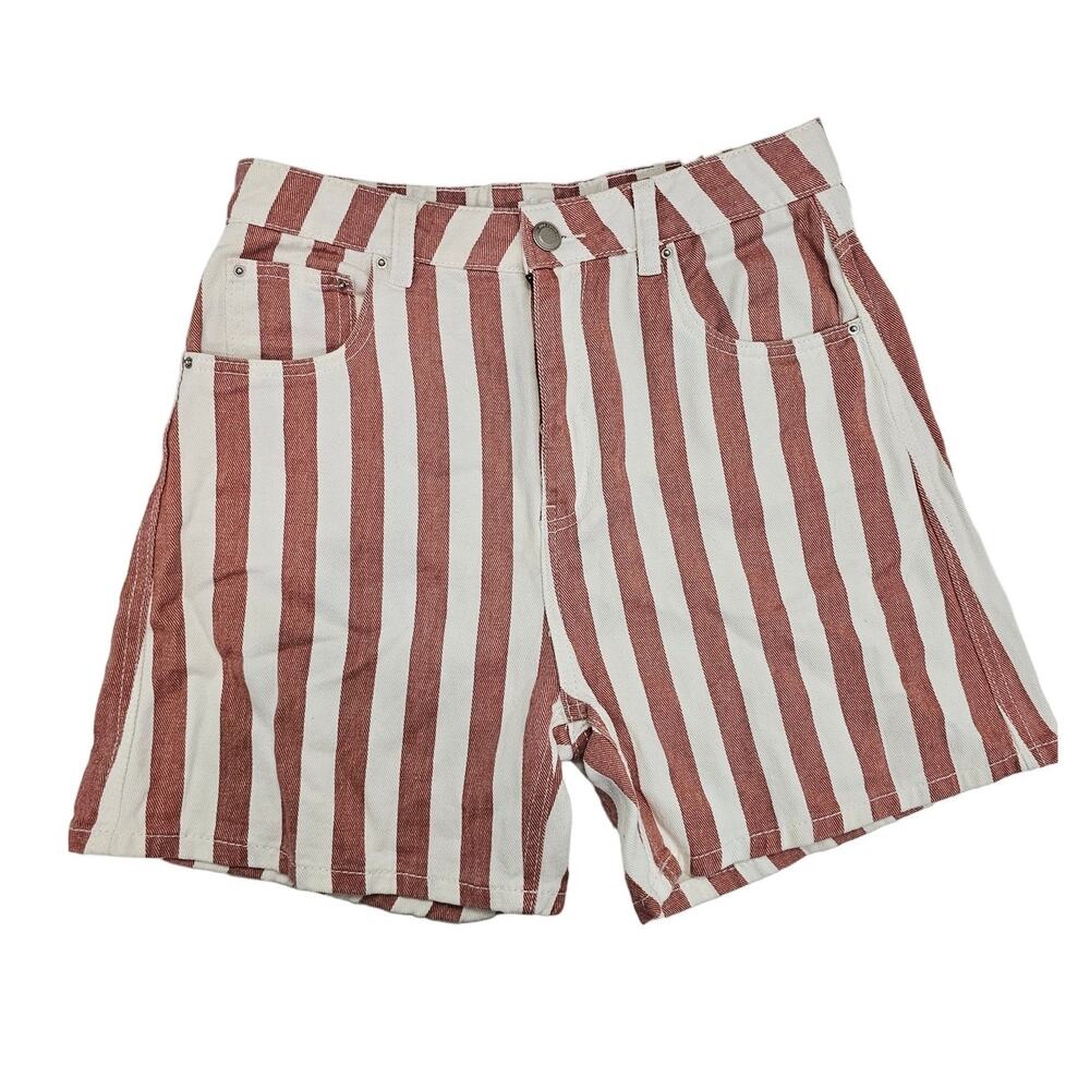 Shorts SIZE 9 PINK WHITE Striped